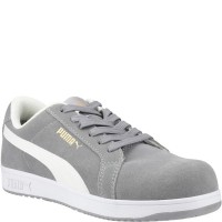 Puma Iconic Low Grey Safety Trainers Metal Free ESD
